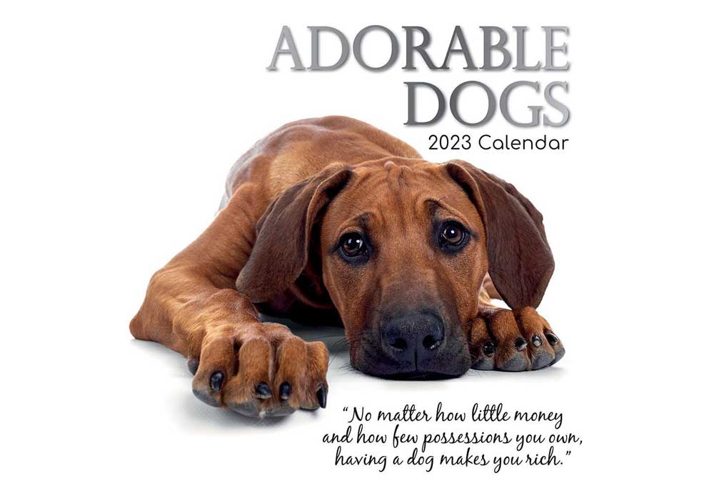 Adorable Dogs 2023 Wall Calendar | Dog and Puppy Calendars