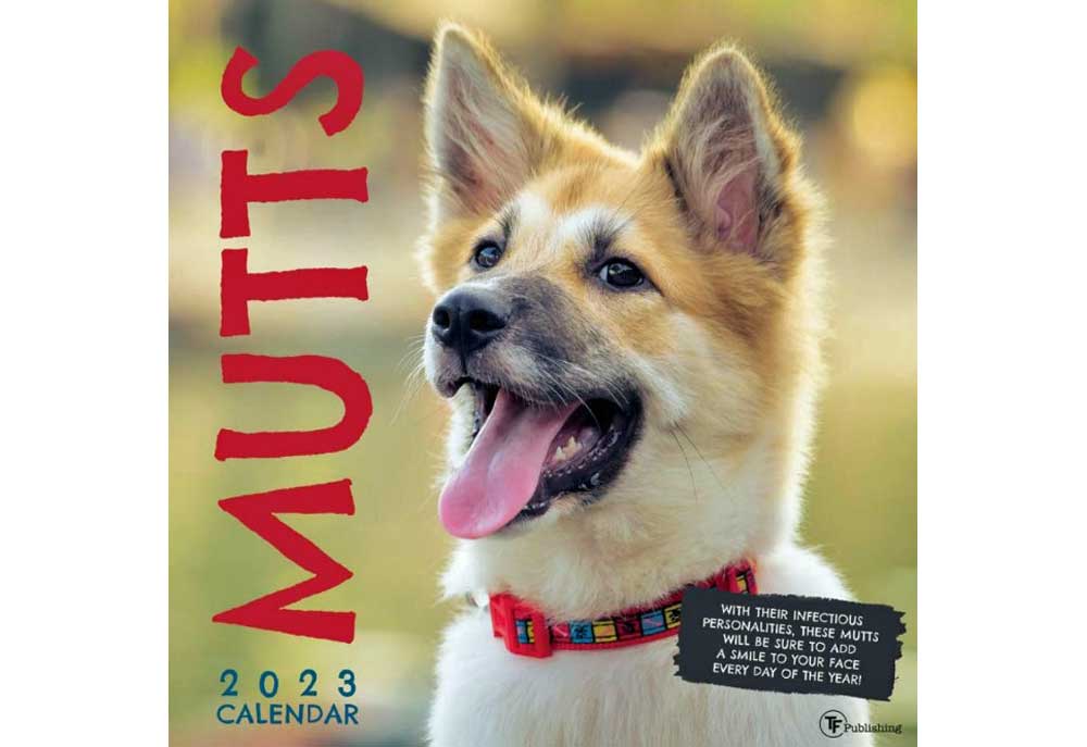 2023 Mutts Mixed Breed Dog Calendar | Desk and Wall Calendars