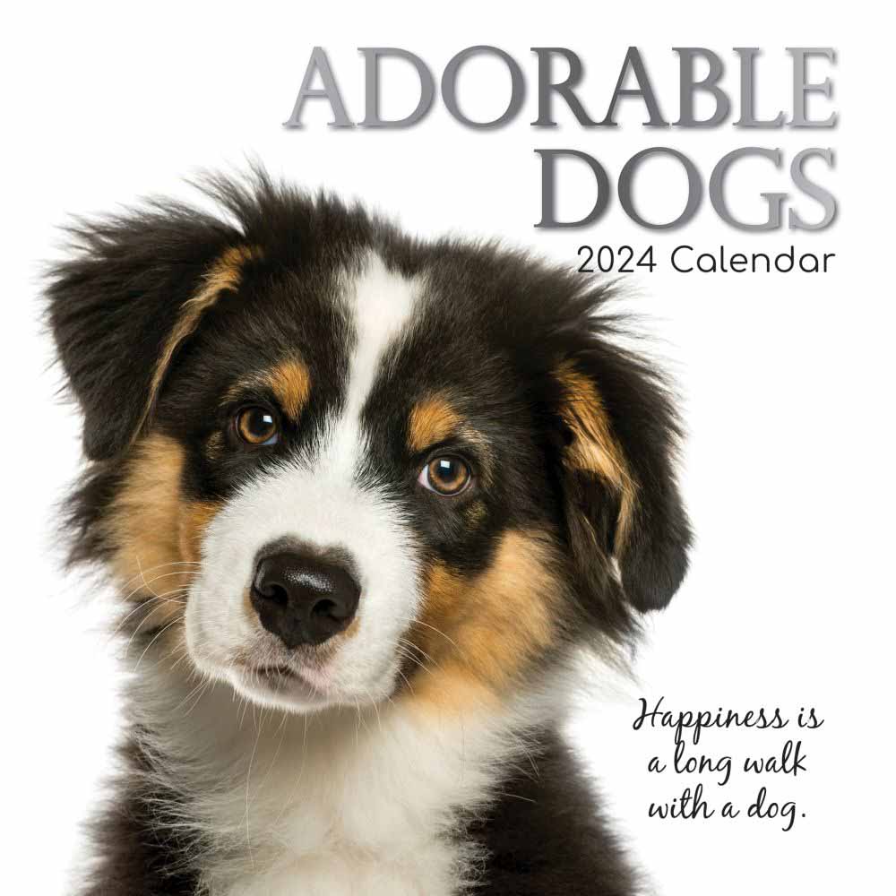 Adorable Dogs 2024 Wall Calendar | Dog and Puppy Calendars