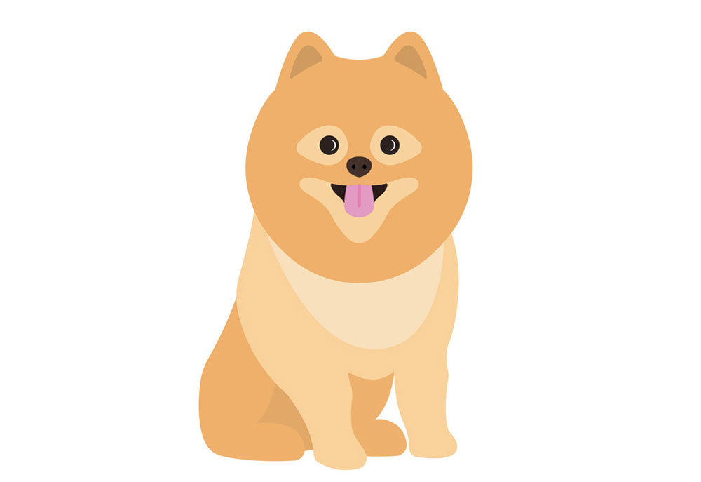 Clip Art Image of Chow Chow Dog | Dog Clip Art Images