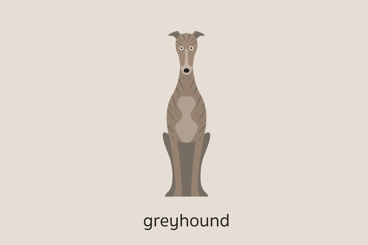 Clip Art of Greyhound Dog | Dog Clip Art Images