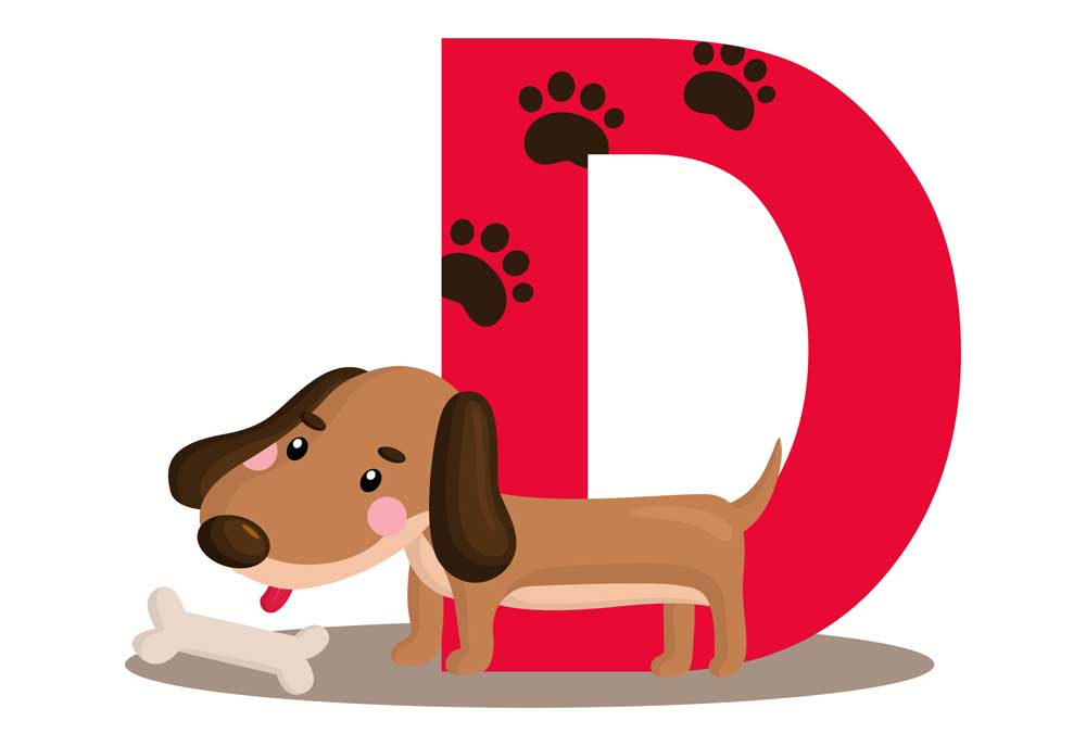 D is for Dachshund Dog Clip Art | Dog Clip Art Images