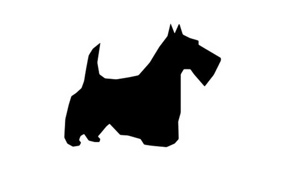 Silhouette of Scottish Terrier Dog | Dog Clip Art Images