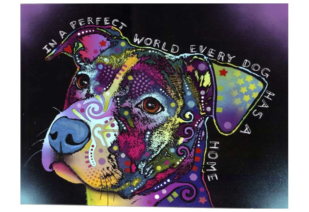 In a Perfect World Dog Poster | Dog Posters Art Prints