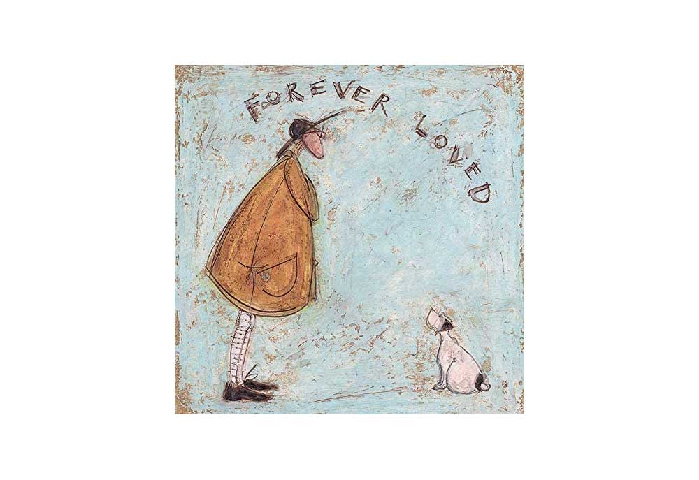 Forever Loved Dog Art Print | Dog Posters Art Prints