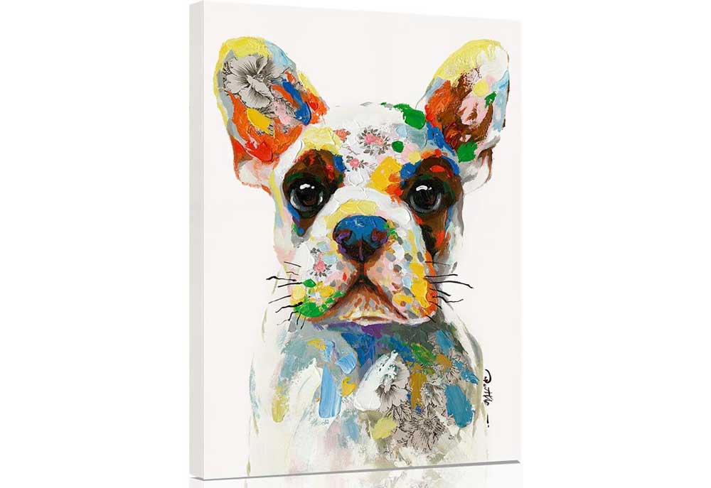 French Bulldog Canvas Wall Poster Art | Dog Posters and Prints