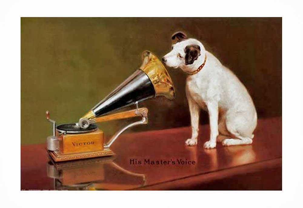 'His Master's Voice' Art Print by Francis Barraud | Art Prints of Dogs