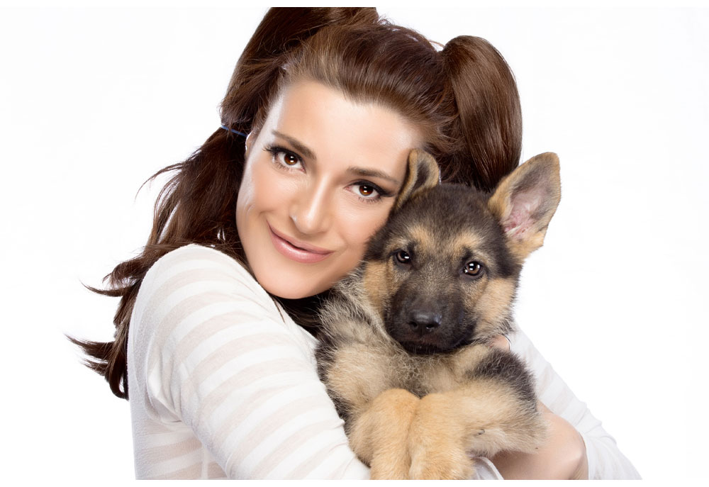 Cute German Shepherd Puppy with Pretty Girl | Dog Pictures Photography