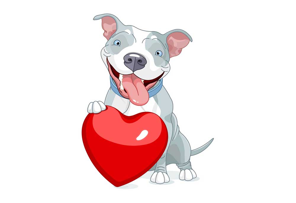 Pit Bull Dog Valentine Clip Art | Dog Clip Art Images