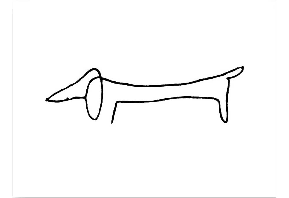 Pablo Picasso Art Print 'Dog' | Poster Prints of Dogs